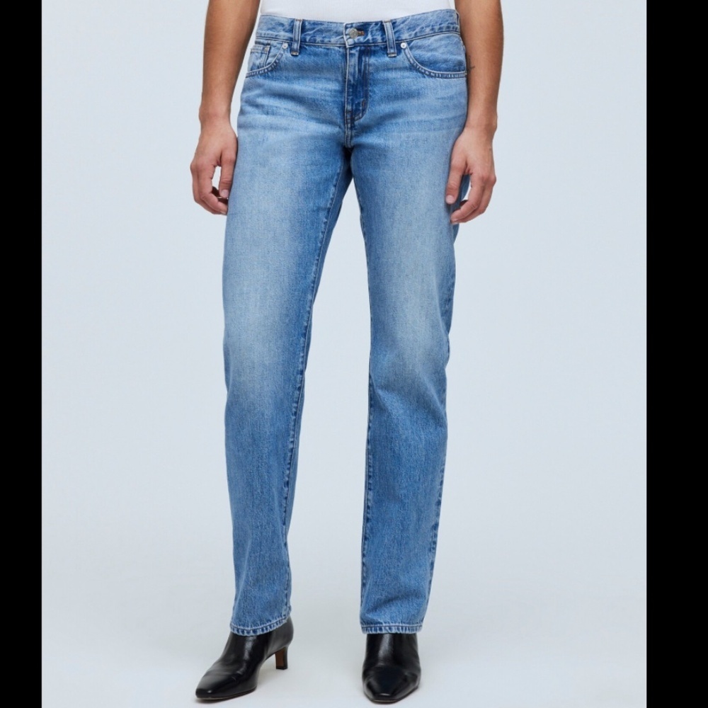 Madewell Arlee Wash Low Rise 90s Straight Jean Size 23